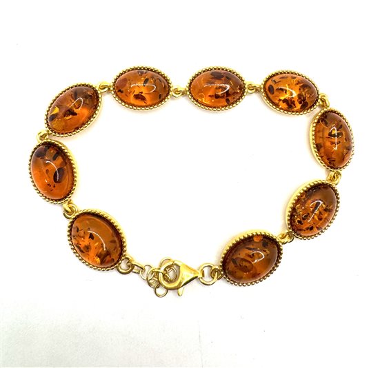 Bracciale Domar Donna Ambra in Argento Ambra AMBER-BR-16-280 - AMBER-BR-16-280